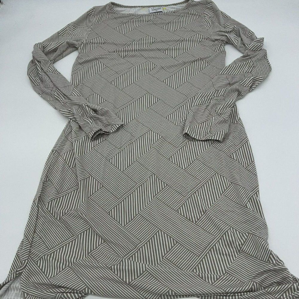 Mott 50 Sun Protective Swim Suit Cover Up Striped Dress Women's Size S UPF 50